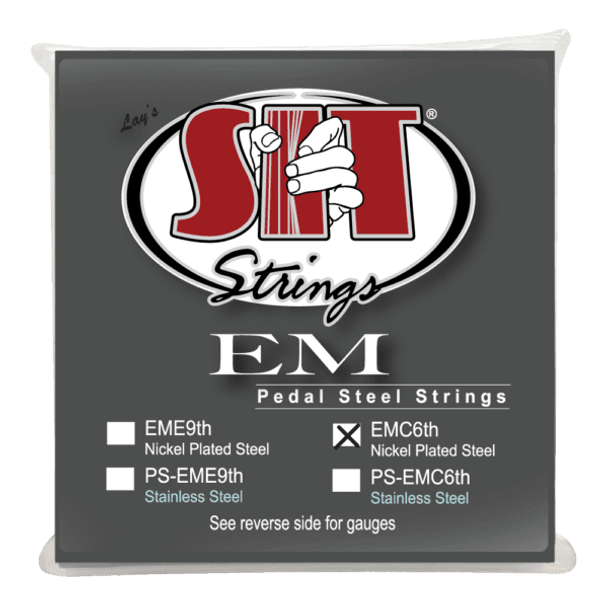 S.I.T. Strings EM Pedal Steel Strings
EMC6th Nickel Plated Steel
10-String Set