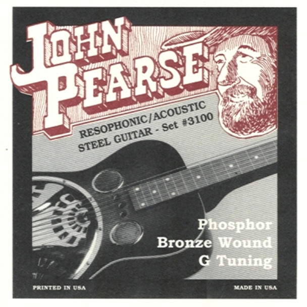 John Pearse #3100 Phosphor Bronze Resophonic/Acoustic