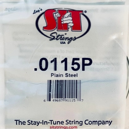 SIT plain steel single guitar string packaging
