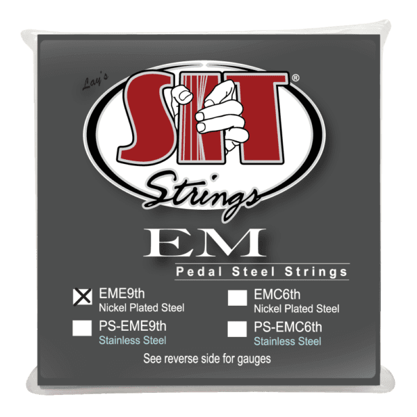 S.I.T. Strings EM Pedal Steel Strings
EME9th Nickel Plated Steel
10-String Set