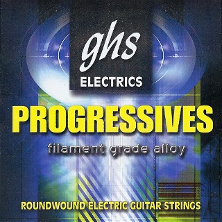 GHS Progressives nickel iron alloy electric guitar string packaging