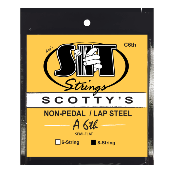 SIT® Strings Scotty's A6th 8-String Set Nickel Semi-Flat