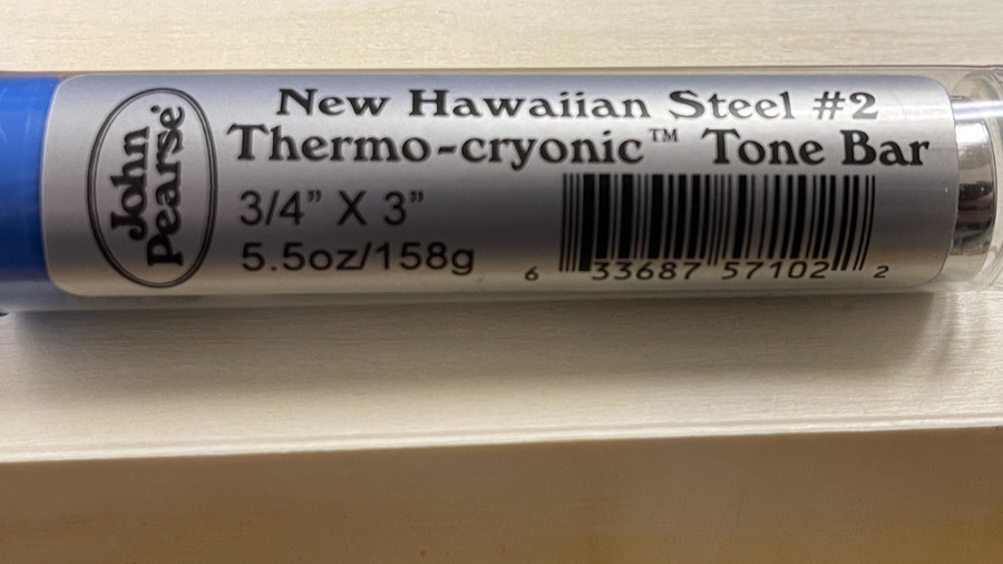 John Pearse Thermo-Cryonic Tone Bar "New Hawaiian Steel #2"