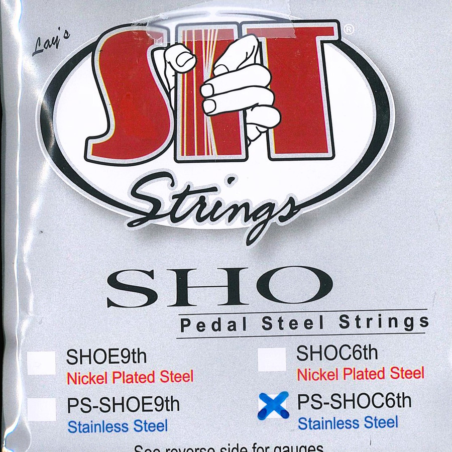 SIT Strings SHO BUD C6th 10-String Set Pedal Steel  Stainless Steel