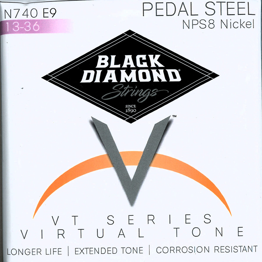 Black Diamond Pedal Steel E9th Tuning