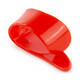 Dunlop Red Plastic Thumb pick top view