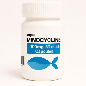Fish Minocycline 100mg – 30 Capsules Fish Minocycline 100mg – 30 Capsules