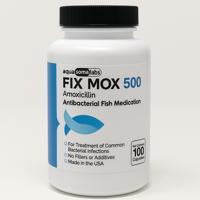 Aqua mox 500mg amoxicillin - 100 Count
