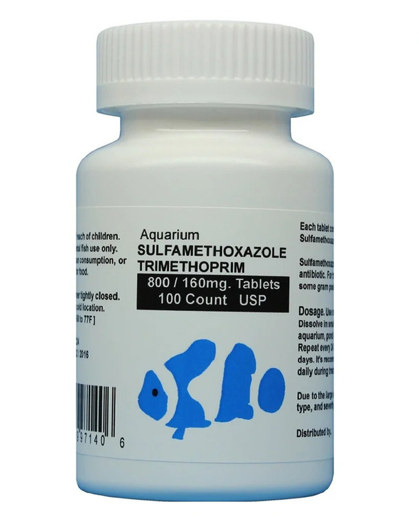 Fish sulfa forte Sulfamethoxazole /Trimethoprim 800mg 50 count 2packs