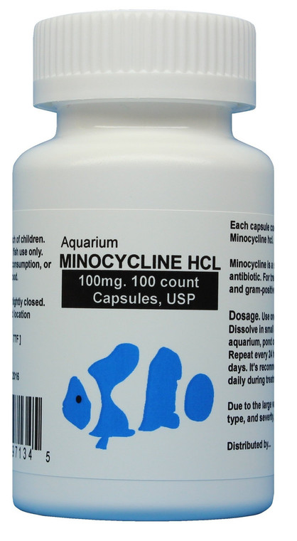 fish Minocycline 100mg- 100 capsules