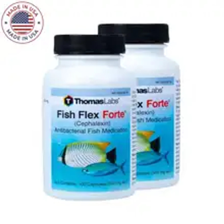 Thomas Labs Fish Flex - Cephalexin/Keflex 250 mg Capsules (100 Count) - 2 Pack