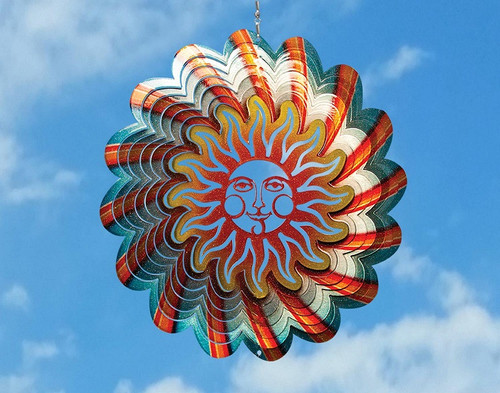 *SALE* Wind Spinner-Vivid Collection BLUE SUN