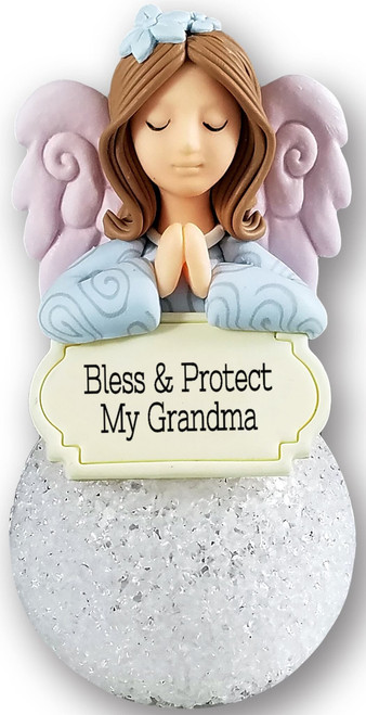 GRANDMA ANGEL ORNAMENT LED