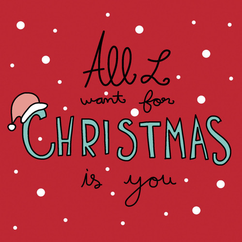 All I want is You for Christmas Luncheon Napkins