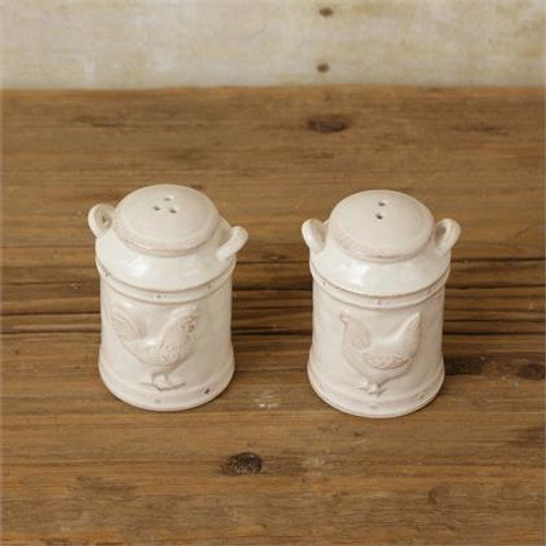 Salt and Pepper Shakers - Milk Cans