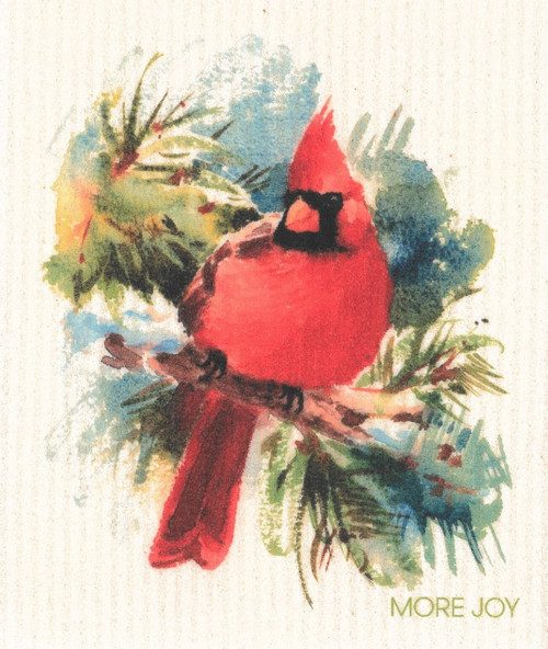 Cardinal- MORE JOY Dishcloth