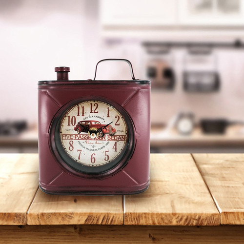 Vintage Jerry Can Table Clock