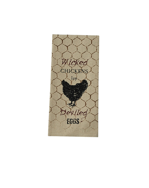 Wicked Chickens Dish Towel