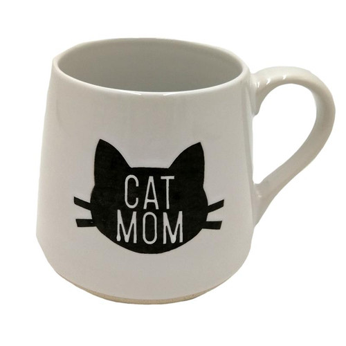 FAT BOTTOM MUG - CAT MOM 16OZ