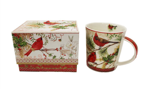 Cardinal Porcelain Mug w/Matching Gift Box