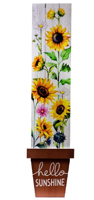 MDF PORCH LEANER SUNFLOWER