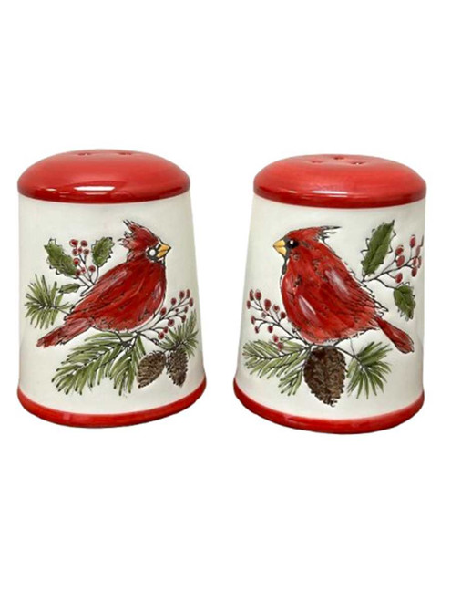 2PC CERAMIC CARDINAL S/P SET
