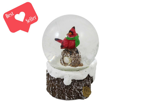 LED WATER GLOBE-CARDINAL