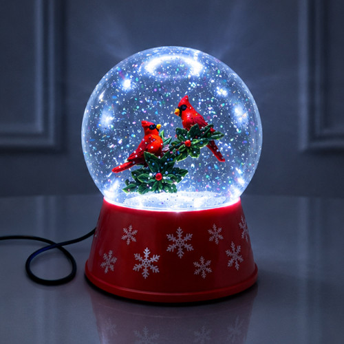 Cardinals Musical Snowglobe