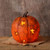 Pumpkin with Light And Star Cutouts