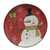 Snow Friends Snowman Salad Plate