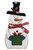 Metal Free Standing Snowman