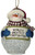 FIREFIGHTER SNOWMAN LED ORNAMENT