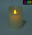LED Candle w/timer flickering flame effect (Medium)