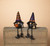 4.3"H Resin & Rope Halloween Gnome Shelf Sitters