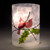 Led glass decor - cardinal motif
