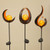 37.2"H Solar Lighted Metal and Crackle Glass Yard Stake (3 Designs to choose from)