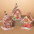 7"H LED Lighted Clay Dough Gingerbread House