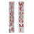 47.25"H Wood "WELCOME" Porch Sign (2 Designs to choose from)