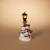 12.2"H Lighted Resin Snowman Family w/ Street Lamp