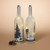 * Sale* 14.5" LED Forest Scene Design Frosted Glass Bottle