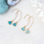 Maisie Earrings-gold/amazonite
