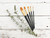 Artist Paint Brushes - Set of 5 Assorted Synthetic Detail Brushes