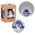 Led ball ornament - penguin in blue