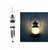 METAL SOLAR LANTERN WIND CHIME