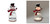 LED WATER SPINNER SNOWMAN