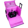 21" EZ-Glide Trolley Black/Pink   