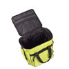 Strong nylon, heavy duty handles, straps and zippers