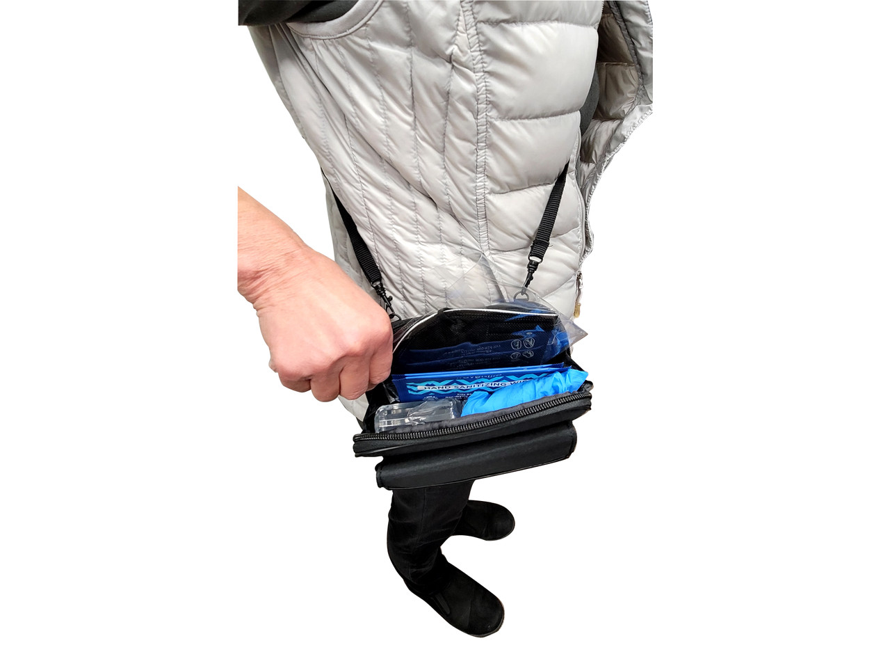 Smart Wallet and PPE  Microfiber Organizer Case