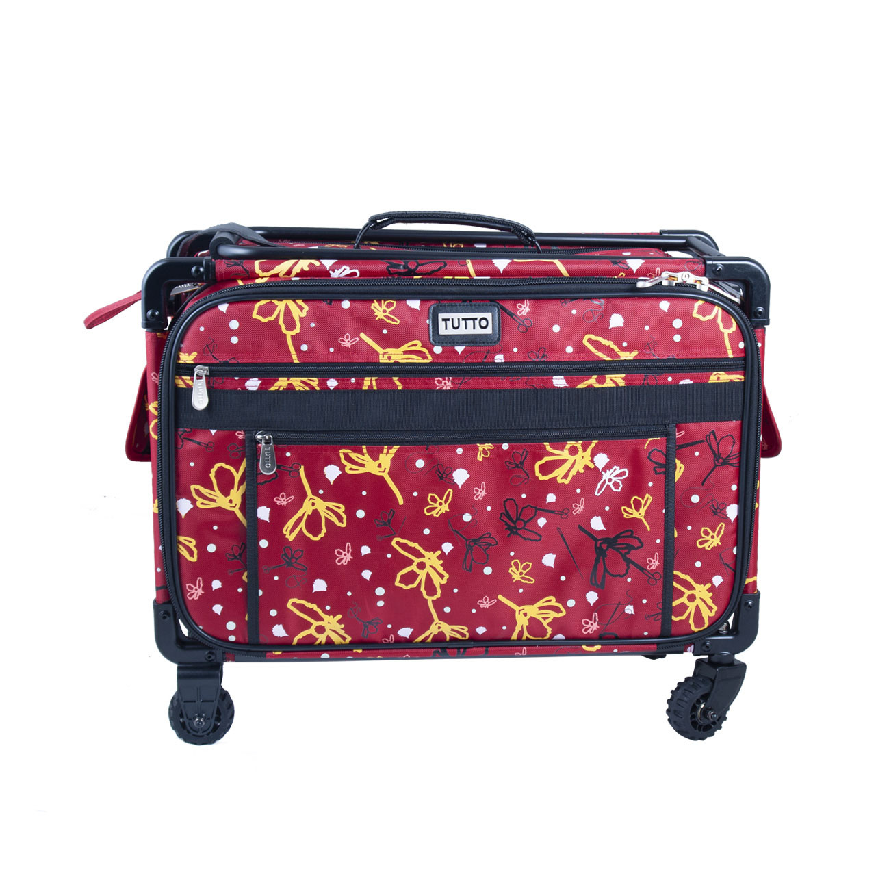 Large Yellow Daisies Machine On Wheels