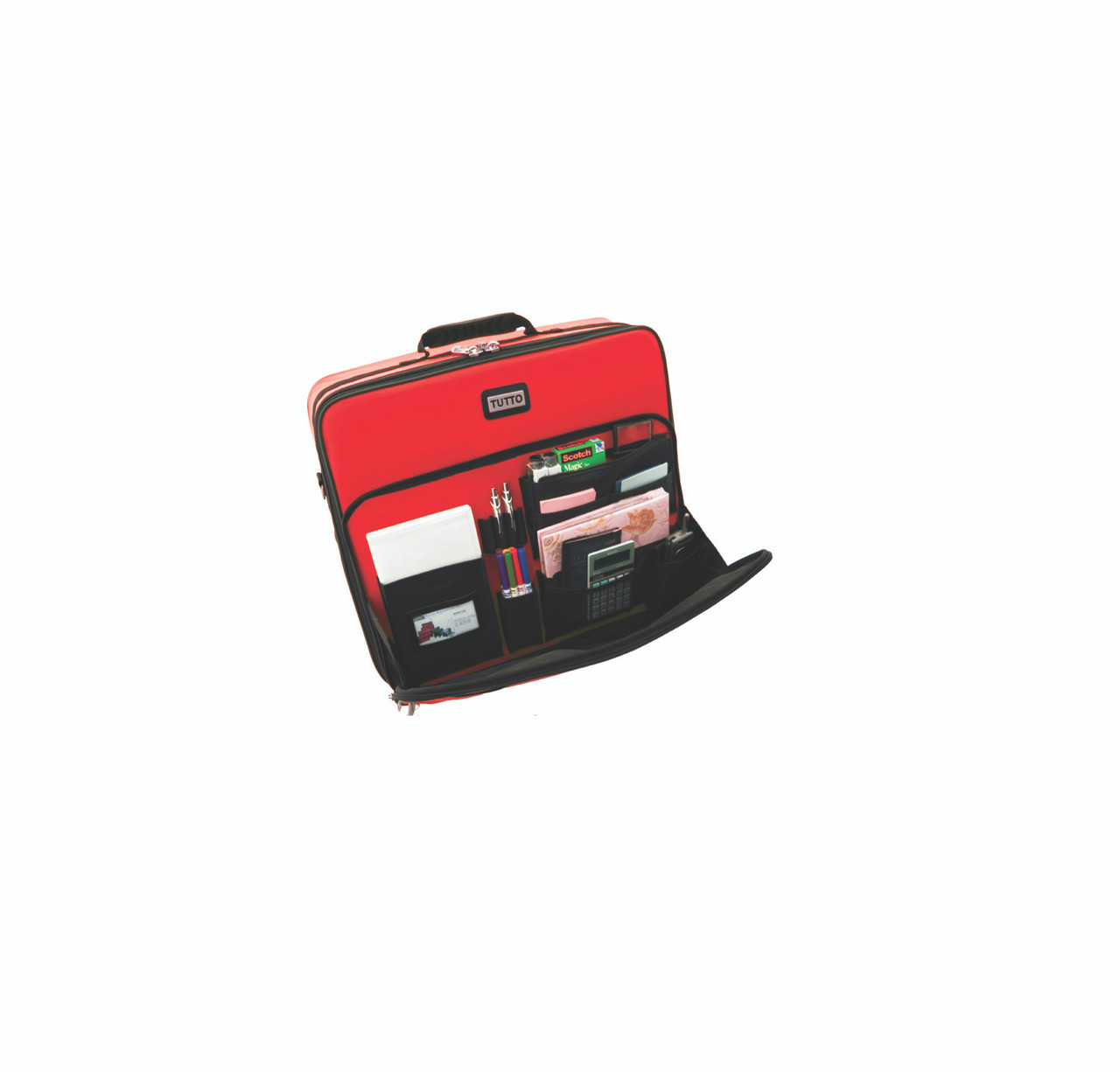 19" Red Embroidery Project Bag